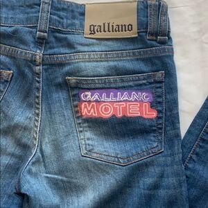 🔥galliano Motel collection skinny jeans🔥